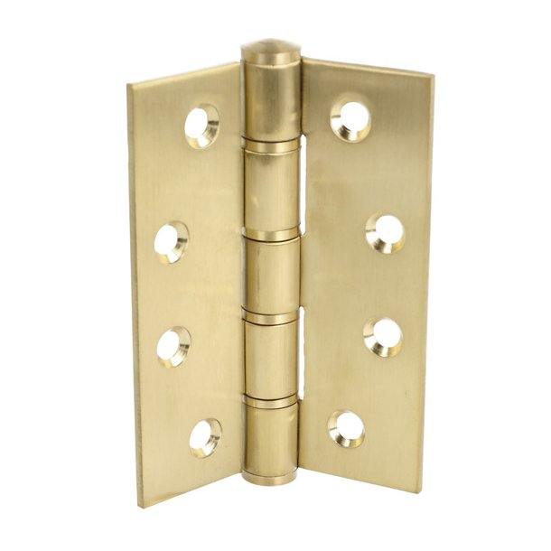 Kanthngsel - Rustfrit Stl - 102x76x3mm - Brstet Messing