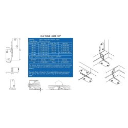 Klaphngsel 180 - 25mm Panel Tykkelse - Forzinket
