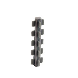 Samlestykke "Ordo" 90mm - 3 Vejs - Gr� Velour