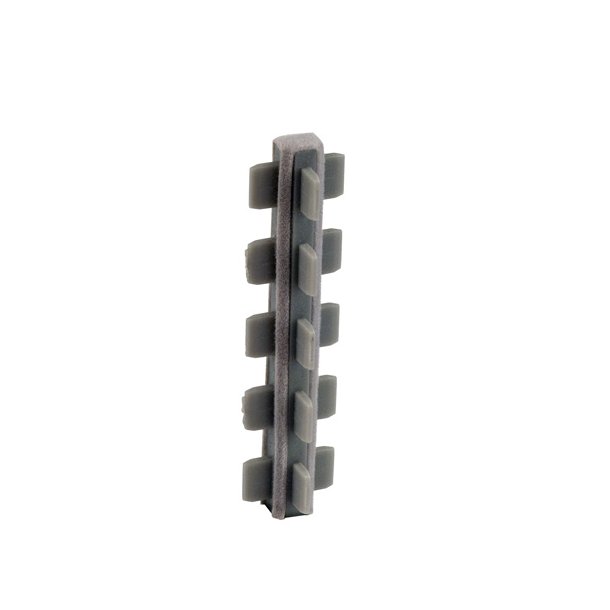Samlestykke "Ordo" 90mm - 3 Vejs - Gr� Velour