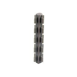 Samlestykke "Ordo" 90mm - 4 Vejs - Gr� Velour