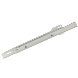 Skuffeskinne 400mm x 1,2mm i Stl - Hvid RAL9003