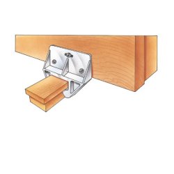 Skuffeguide Hvid Plast