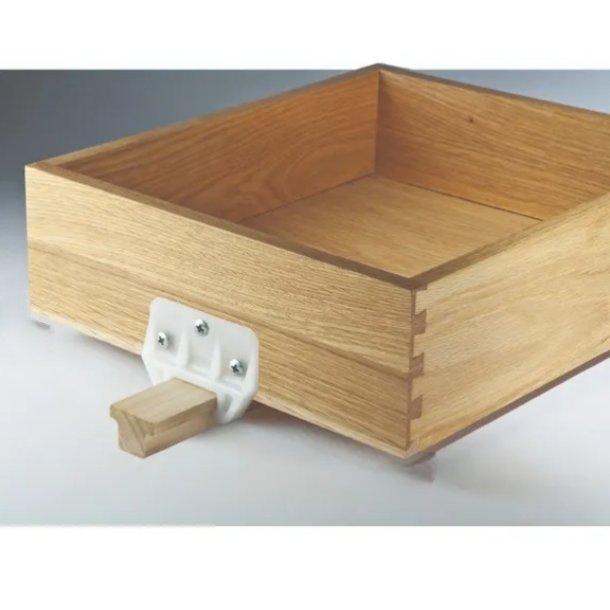 Skuffeguide Hvid Plast