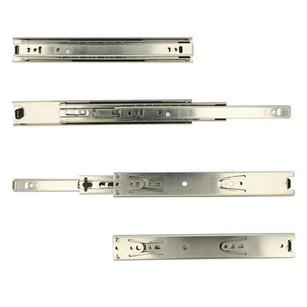 Skuffeskinne 36x350mm - Fuldudtrk - Elforzinket