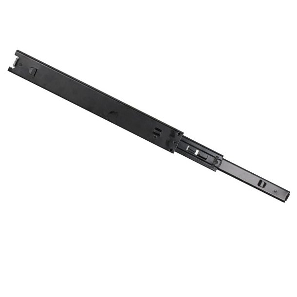 Skuffeskinne ME45x350mm - Fuldudtrk - Sort