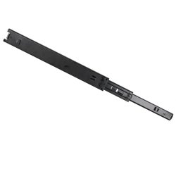 Skuffeskinne ME45x300mm - Fuldudtrk - Sort