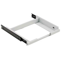 Skuffeskinne ME45x350mm - Fuldudtrk - Sort