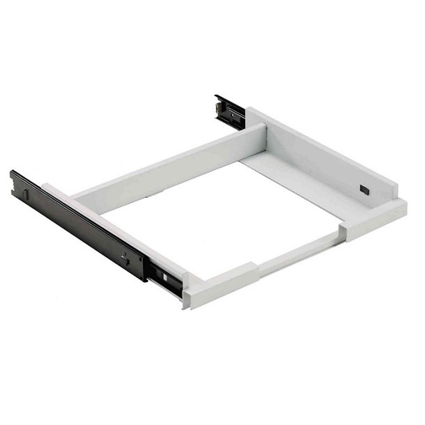 Skuffeskinne ME45x350mm - Fuldudtrk - Sort