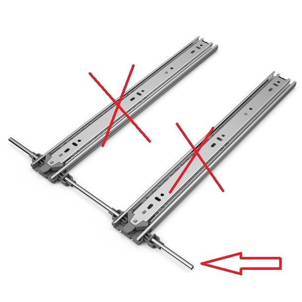 Forbindelsesstang til "Guard" - 1.000mm