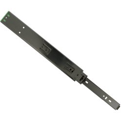 Skuffeskinne 45x550mm - Fuldudtrk Sort - Push To Open