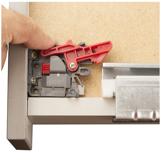 Skuffeskinne 350mm - Fuldudtrk - Selv Luk & Softclose