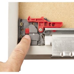 Skuffeskinne 450mm - Fuldudtrk - Selv Luk & Softclose