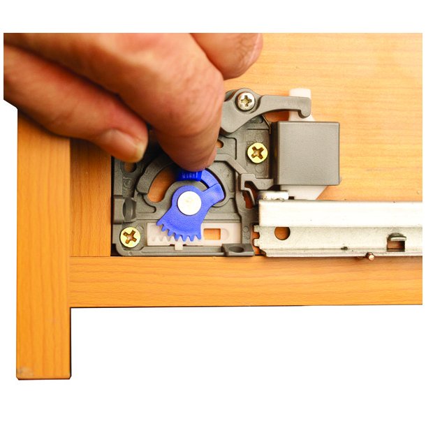 Skuffeskinne 450mm - Semi Fuldudtrk - Selv Luk & Softclose