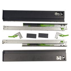 Skuffeside St 450mm - Fuldudtrk - Selv Luk & Softclose