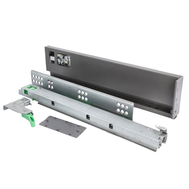 Skuffeside St 450mm - Fuldudtrk - Selv Luk & Softclose