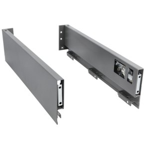 Skuffesidest 300mm - Gr Metal - uden Skuffeskinner