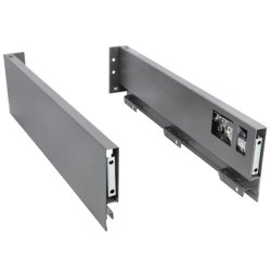 Skuffesidest 550mm - Gr Metal - uden Skuffeskinner