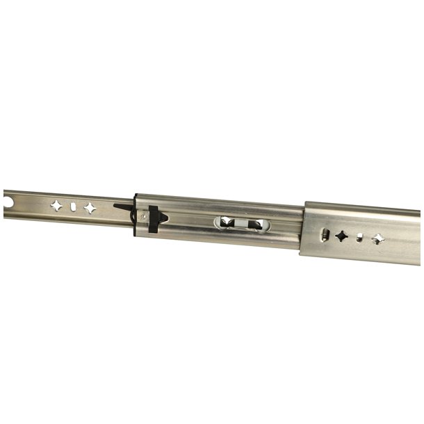 Skuffeskinne 53x1000mm - Selv Luk & Softclose - Heavy Duty