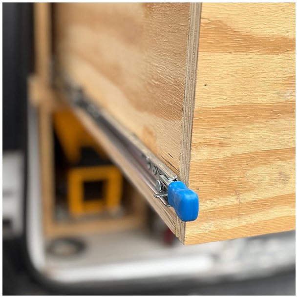 Skuffeskinne "Prime L" 53x400mm - med L�s - Heavy Duty