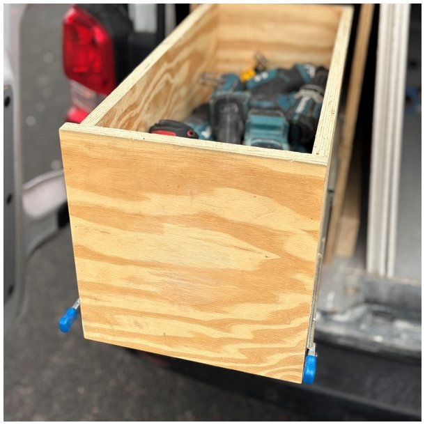 Skuffeskinne "Prime L" 53x900mm - med L�s - Heavy Duty