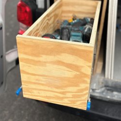 Skuffeskinne "Prime L" 53x400mm - med L�s - Heavy Duty