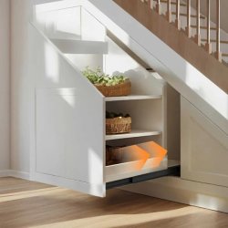 Skuffeskinner til Bundmontering 800mm - Softclose