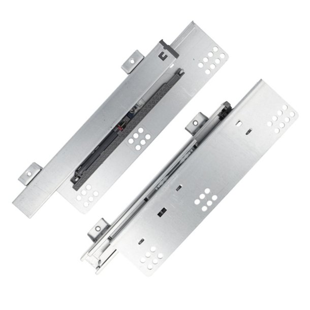 Skuffeskinner til Bundmontering 27x361mm - Softclose