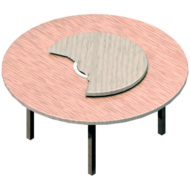 Drejebeslag 360 - 401x12mm - Vgtbelastning 100Kg