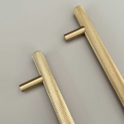 Riflet Greb "House" - Brstet Messing med Lak - cc 128mm