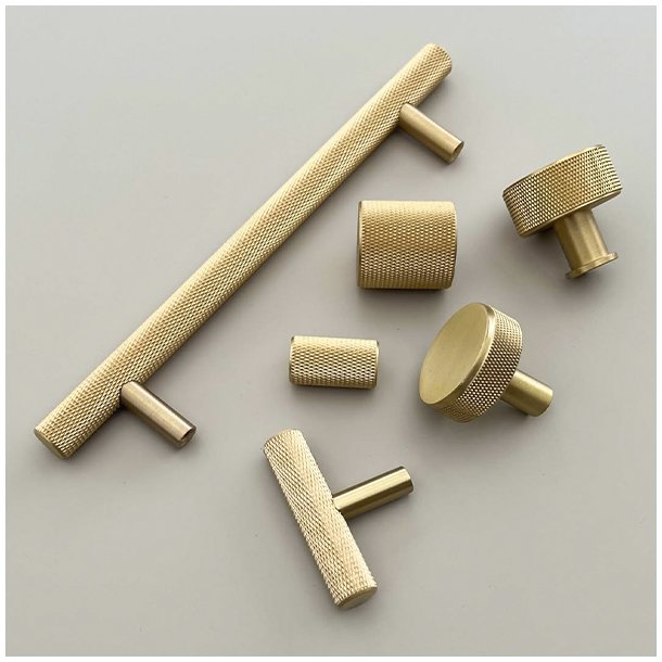 Riflet Greb "House" - Brstet Messing med Lak - cc 128mm