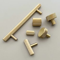 Riflet Greb "House" - Brstet Messing med Lak - cc 192mm