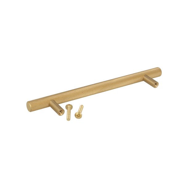 Riflet Greb "House" - Brstet Messing med Lak - cc 128mm