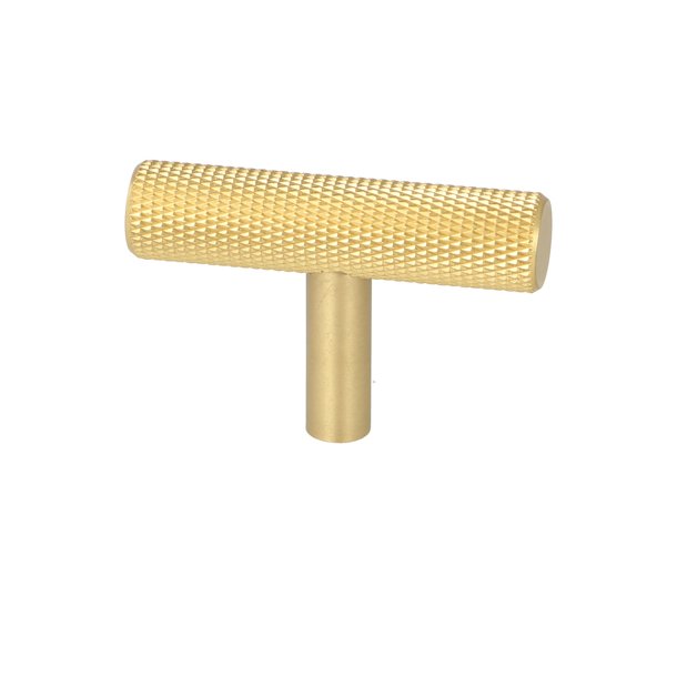 Riflet T-Bar "House" - Brstet Messing med Lak - 50mm