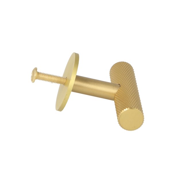 Riflet T-Bar "House" - Brstet Messing med Lak - 50mm