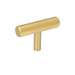 Riflet T-Bar "House" - Brstet Messing med Lak - 50mm