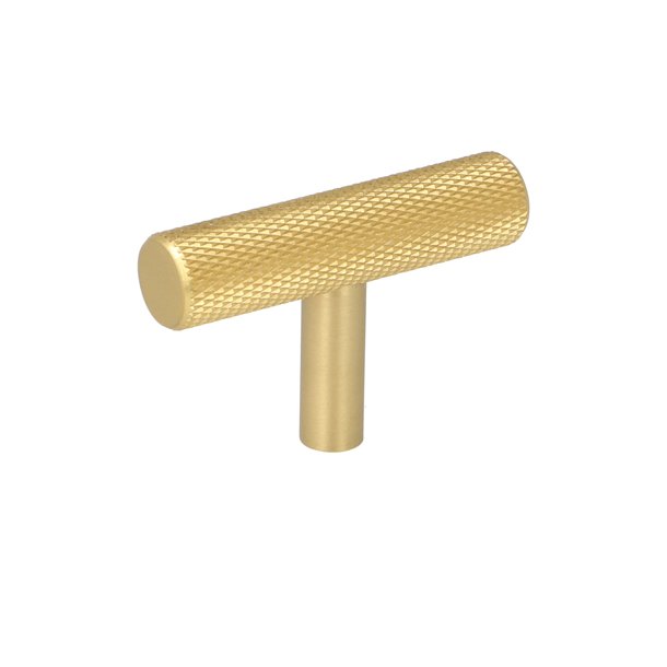 Riflet T-Bar "House" - Brstet Messing med Lak - 50mm