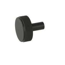 Riflet Mbelknop "House" - Mat Sort - 32mm