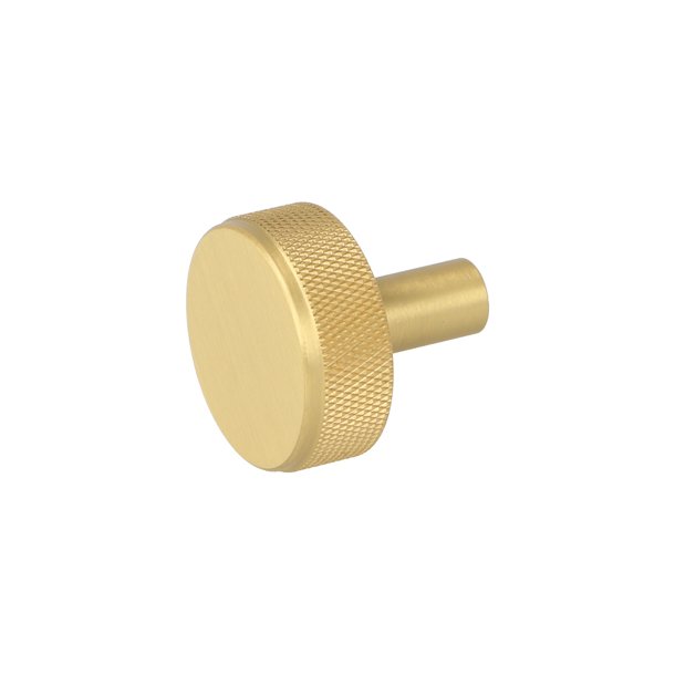 Riflet Mbelknop "House" - Brstet Messing med Lak - 32mm