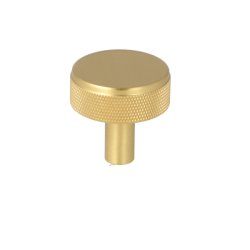 Riflet Mbelknop "House" - Brstet Messing med Lak - 32mm