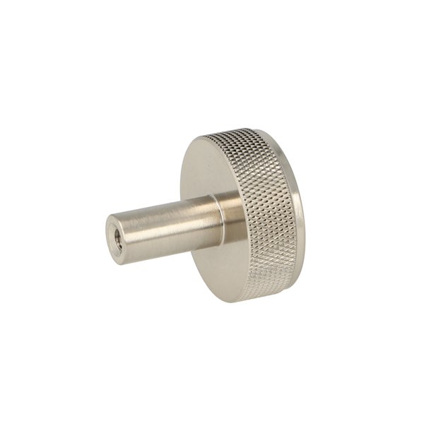 Riflet Mbelknop "House" - Brstet Stl Look - 32mm