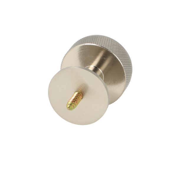 Riflet Mbelknop "House" - Brstet Stl Look - 32mm