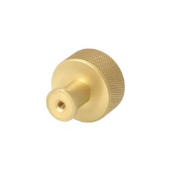 Riflet Mbelknop "House" - Brstet Messing med Lak - 32mm