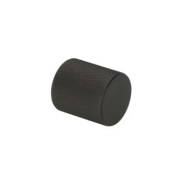 Riflet Mbelknop "House" - Mat Sort - 25mm