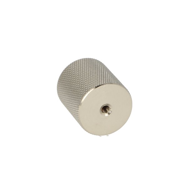 Riflet Mbelknop "House" - Brstet Stl Look - 25mm