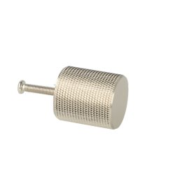 Riflet Mbelknop "House" - Brstet Stl Look - 25mm