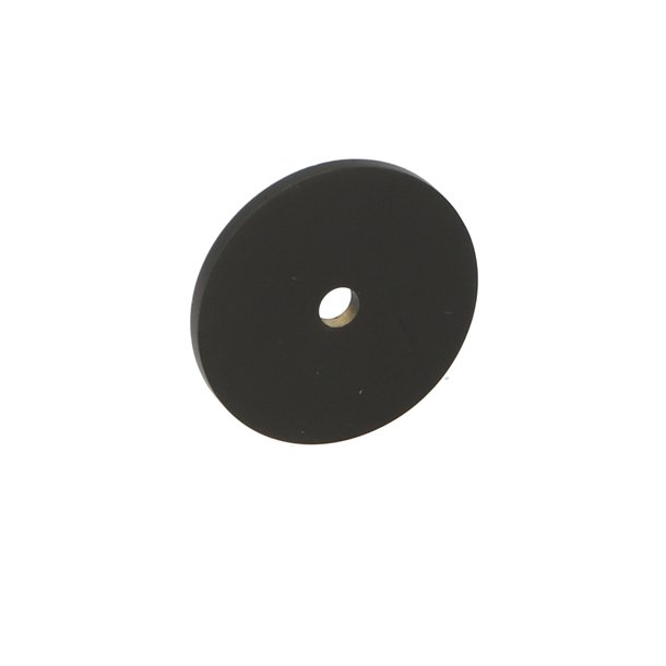 Bundplade "House & Justa" - Mat Sort - 28mm