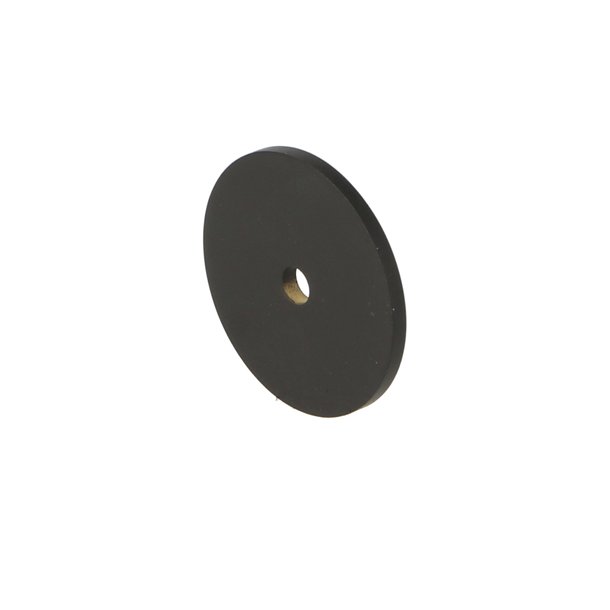 Bundplade "House & Justa" - Mat Sort - 28mm