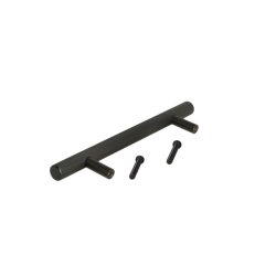 Linjeret Greb "Justa" - Mat Sort - cc 96mm