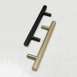 Linjeret Greb "Justa" - Mat Sort - cc 192mm